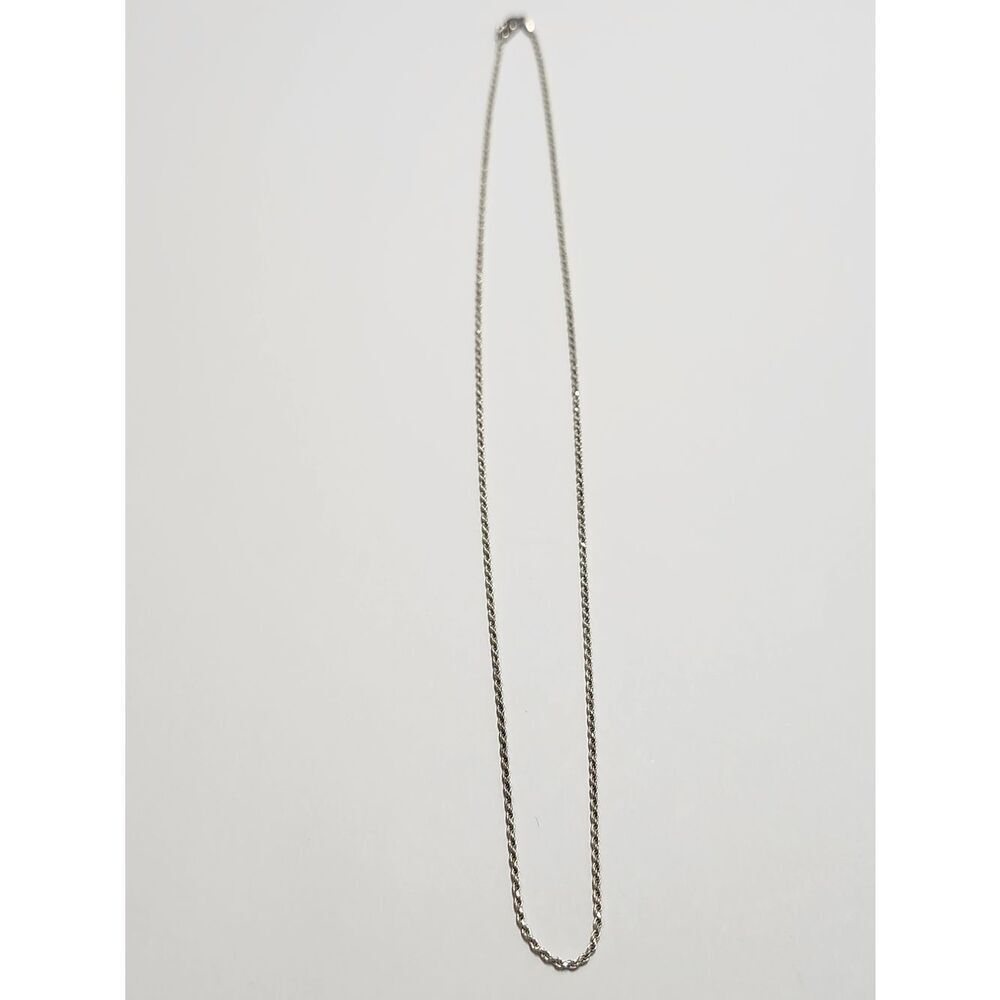 Sterling Silver Chain Necklace 16"length